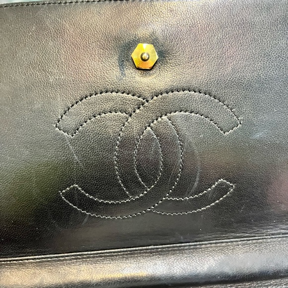 Vintage 1980’s Channel Diagonal Quilted Shoulder Bag with COA - Picture 5 of 16